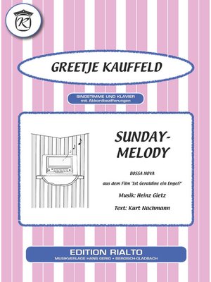 cover image of Sunday-Melody
